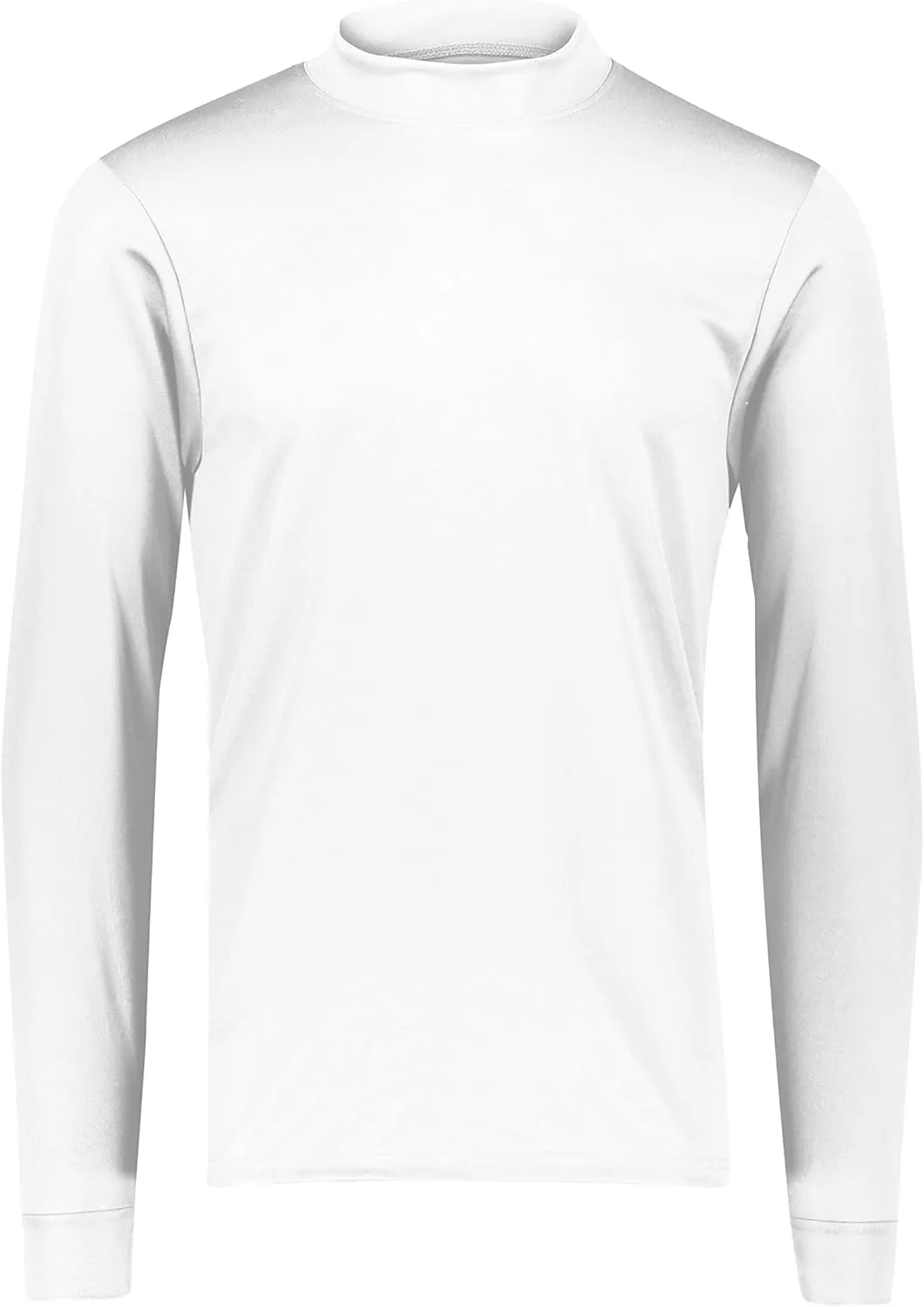 Augusta Sportswear Men's Medium Wicking Mock Turtleneck, White
