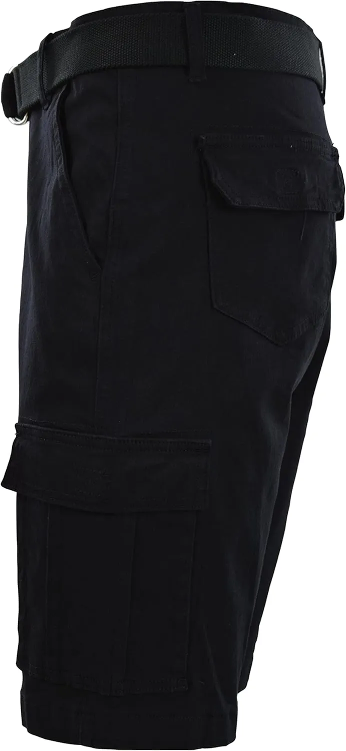 ChoiceApparel Mens Cargo Shorts with Belt