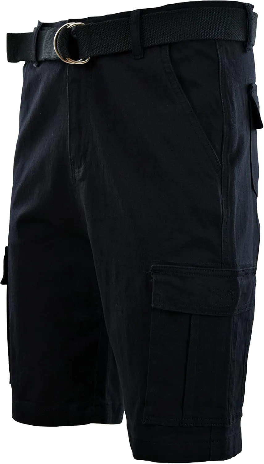 ChoiceApparel Mens Cargo Shorts with Belt