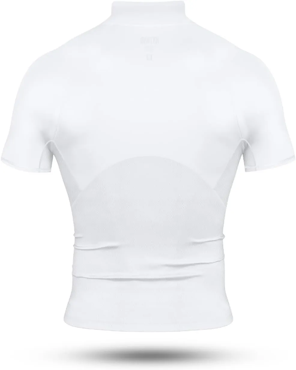 Nxtrnd Men's Turtleneck Compression T-Shirt, Short Sleeve Mock Neck