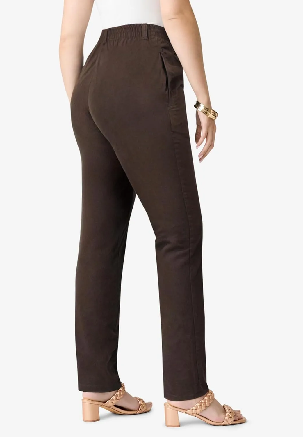 Roaman's Women's Plus Size Complete Cotton Seamed Jean